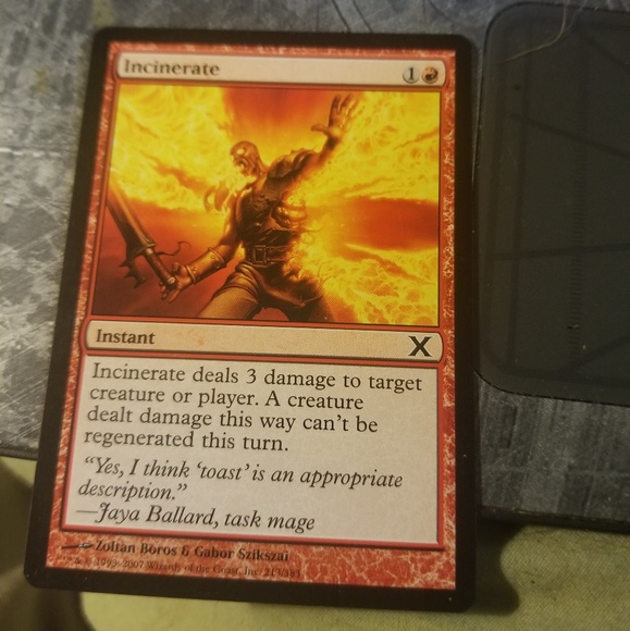 Incinerate magic card - Picture 1 of 1